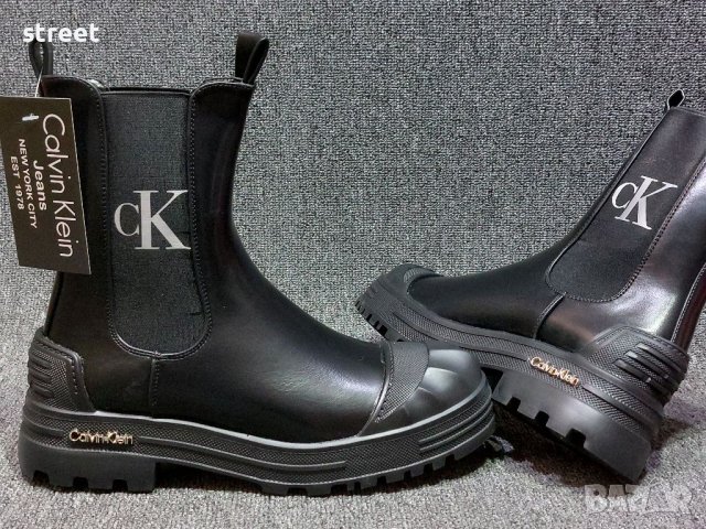 Calvin Klein boots Дамски боти , снимка 1 - Дамски боти - 39104802