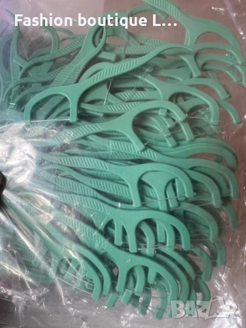 Нови 100 броя клечки за зъби с конец за зъби ❤️, снимка 3 - Други - 52412612