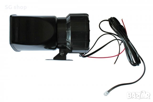 Мегафон Сирена с Микрофон и 3 Сигнала Мелодии 12V, снимка 3 - Аксесоари и консумативи - 29380366