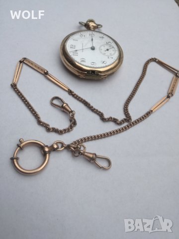  American Waltham USA 15jewels 1915г позлатен маркиран джобен часовник, снимка 9 - Антикварни и старинни предмети - 31037880