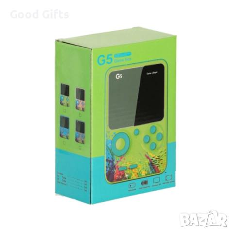 Ретро конзола G5 с 500 класически игри – преносима игрова конзола с TV връзка и цветен дисплей, снимка 8 - Други игри и конзоли - 52937652