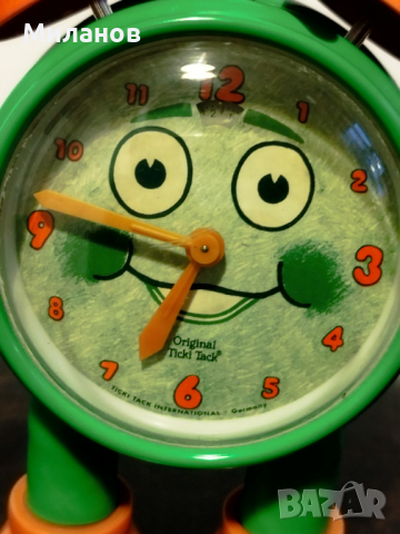 Стар немски будилник, настолен часовник, снимка 2 - Колекции - 44795892