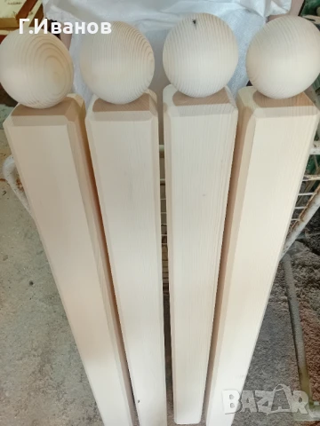 Налични! Струговани парапети и Балюстри от Дърво , снимка 2 - Дърводелски услуги - 37202484