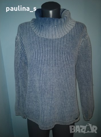 Памучен пуловер "Blue Willi's"® дънкова имитация / голям размер , снимка 2 - Блузи с дълъг ръкав и пуловери - 31205653