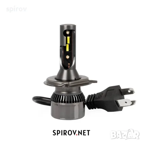 Комплект LED крушки M-TECH H4 54W 6500K 6400lm, снимка 2 - Аксесоари и консумативи - 55851578