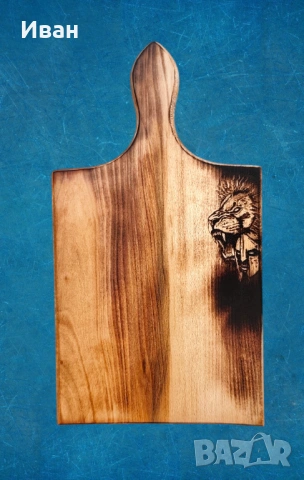 Продавам ръчно изработен комплект брадва и дъска за рязане , снимка 6 - Ножове - 54213351