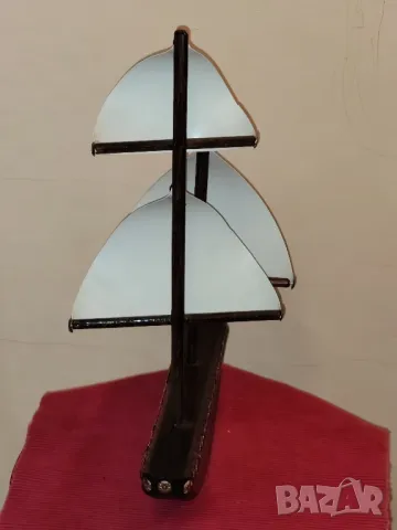 Макет дървен платноход, лодка. , снимка 4 - Декорация за дома - 50026418