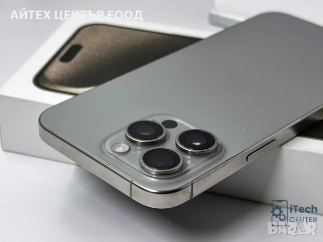 iPhone 15 Pro Max, 512GB, Natural Titanium, 100% батерия, ОТЛИЧЕН, 1г. ГАРАНЦИЯ!, снимка 6 - Apple iPhone - 56005557