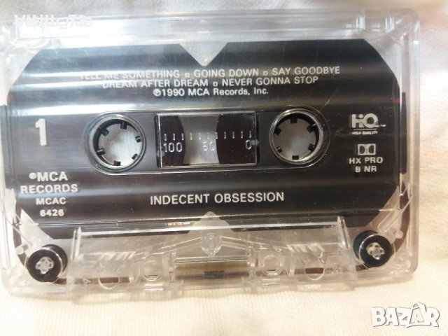 Аудио касета ‎– INDECENT OBSESSION, снимка 4 - Аудио касети - 32116726