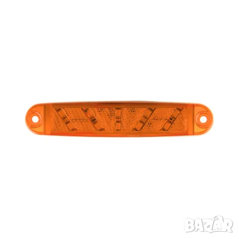 LED габарит 10 LED 100 mm 12-24V с жълта светлина