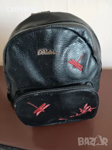 ДАМСКА ЧЕРНА КОЖЕНА РАНИЧКА , снимка 8 - Чанти - 47683251