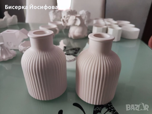 Заготовки  за вашите проекти + Кашпи съдове от керамична смес , снимка 7 - Вази - 50963283