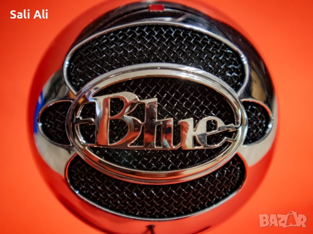 Logitech Blue Snowball Хром USB кондензаторен микрофон запис стрийминг, снимка 6 - Микрофони - 51802403