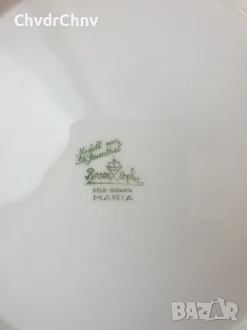 Rosenthal Selb MARIA/РОЗЕНТАЛ Бавария стара немска порцеланова чиния, снимка 2 - Колекции - 48042268