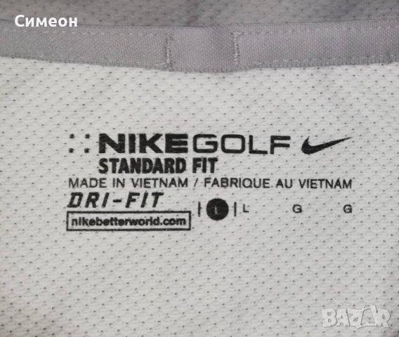 Nike DRI-FIT оригинална тениска L Найк спортна фланелка спорт, снимка 3 - Спортни дрехи, екипи - 37645921