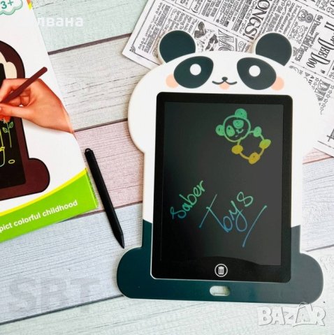 Детски LCD таблет за рисуване 9 INCH, снимка 4 - Рисуване и оцветяване - 44353958