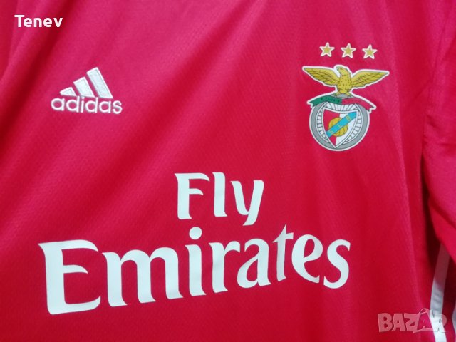 Benfica Adidas Нова Оригинална Футболна Тениска Фланелка L, снимка 4 - Тениски - 39632619