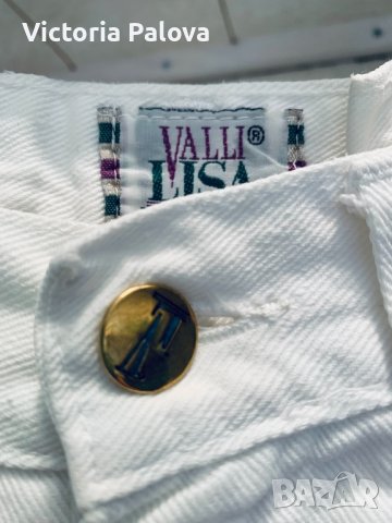 Модерни италиански бели дънки VALLI LISA, снимка 7 - Дънки - 37195345