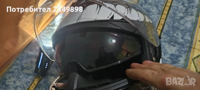 каска за мотор XL, снимка 2 - Спортна екипировка - 52813989