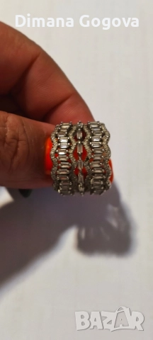 Сребърен пръстен, снимка 5 - Пръстени - 51489673