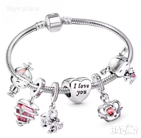 Disney Гривна тип Пандора с Талисмани Лило и Стич Lilo and Stitch Minnie mouse Мини Маус , снимка 17 - Гривни - 51725791