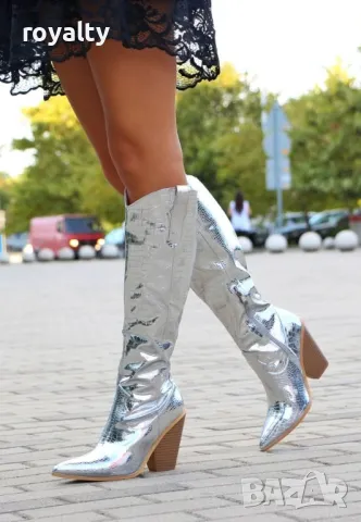 Ботуши на ток - Лак