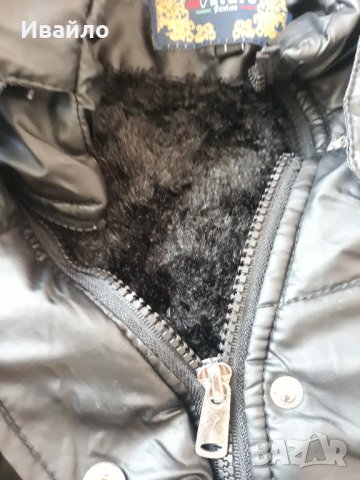 Дамско пухено зимно яке с качулка, снимка 2 - Якета - 42880881