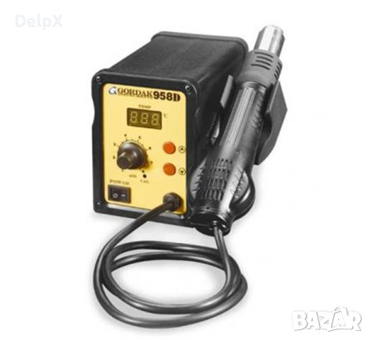 Поялна станция с горещ въздух 958D и регулатор 220V 450W, снимка 1