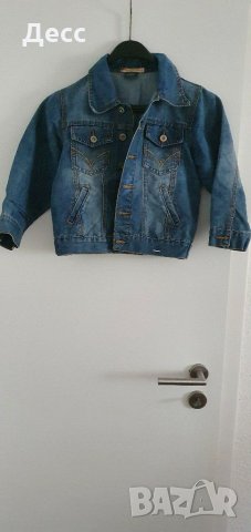 Късо дънково яке , снимка 2 - Детски якета и елеци - 29297802