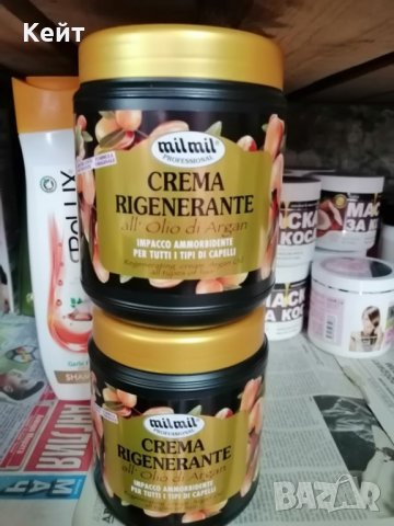 КРЕМ МАСКА MIL MIL ЗА ВСЕКИ ТИП КОСА С АРГАН CREMA RIGENERANTE 1000 МЛ, снимка 1 - Продукти за коса - 31883458