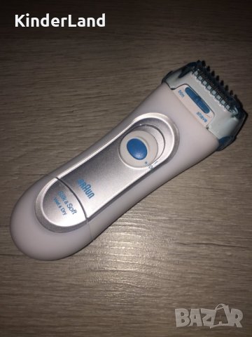 Самобръснака Braun Silk Soft Wet & Dry, работи на батерии. Цена 18лв, снимка 1