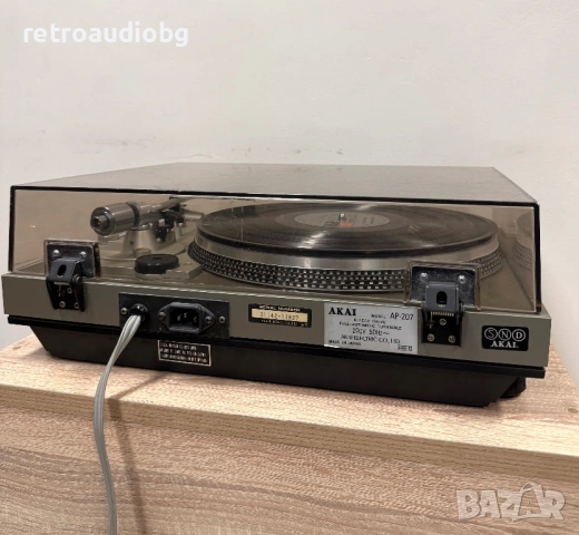 Колекционерски грамофон AKAI AP-207 - direct drive, fully automatic🔈, снимка 7 - Грамофони - 54194741