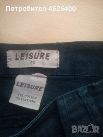 Продвам черна дамска дънкова къса пола, снимка 5 - Поли - 52110423