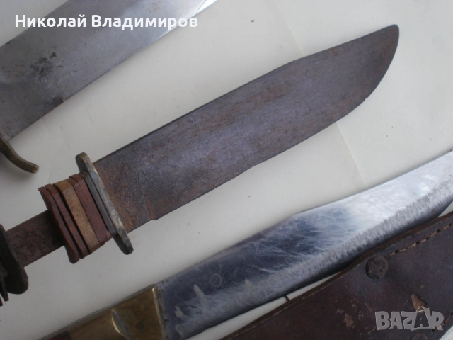 Стари Костенец ловен, Габровски ножове нож български и немски Solingen , снимка 15 - Ножове - 52902349