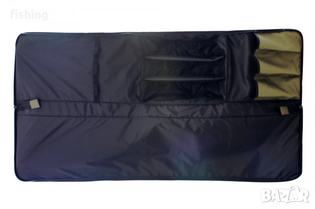 Калъф FilStar 1,50см KK 312 -Подплатен!  Троен за шарански пръчки с макари, снимка 3 - Екипировка - 31916426