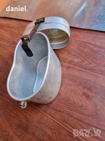 Военни старо българско войнишко канче - бъбрек, снимка 4 - Оборудване и аксесоари за оръжия - 34246633