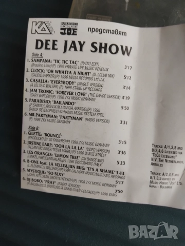 DJ Show - аудио касета Dance музика , снимка 2 - Аудио касети - 52516903