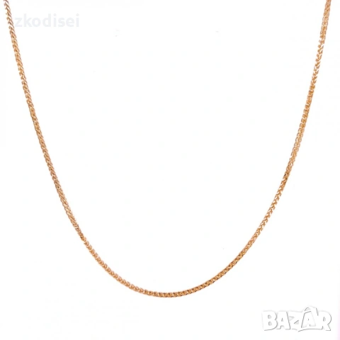 Златен синджир 2,85гр. 49,0см. 14кр. проба:585 модел:37732-5, снимка 2 - Колиета, медальони, синджири - 54121832