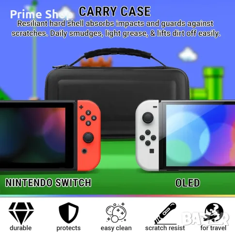 15 в 1 Комплект Аксесоари за Nintendo Switch и Switch OLED от Orzly, снимка 5 - Аксесоари - 56143235