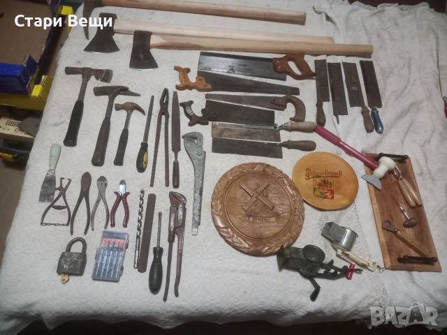 Стари ножове инструменти топори и сатъри, снимка 4 - Ножове - 53057926