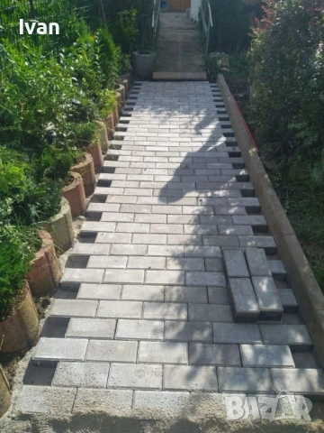Полагане на тротоарни плочки и паважи, снимка 5 - Ремонти на къщи - 53274336