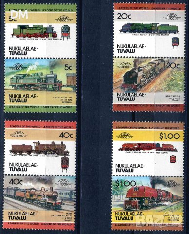 Тувалу /Нюколайла/ 1984 - Leaders of the World 2 локомотиви  MNH