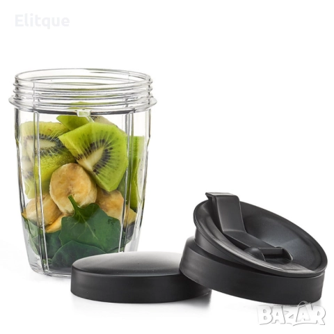 Нутри блендер Muhler, 1200W, 6 ножа, 2 чаши, Old Gold, снимка 5 - Друга електроника - 52832335