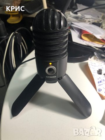 Samson Meteor Mic micro USB, Кондензаторен подкаст микрофон, снимка 2 - Микрофони - 42706338
