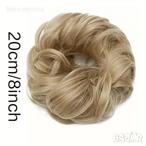 Скрънч за опашка/кок, снимка 2 - Аксесоари за коса - 48189087