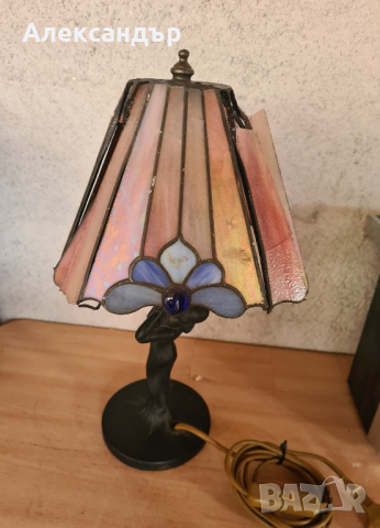 Винтидж лампа настолна, снимка 1 - Настолни лампи - 44630248