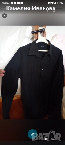 Риза Teodor и Boss,панталони-Zara,Елегантен черен,розов и бял костюм,панталони за повод , снимка 4 - Панталони - 48558894