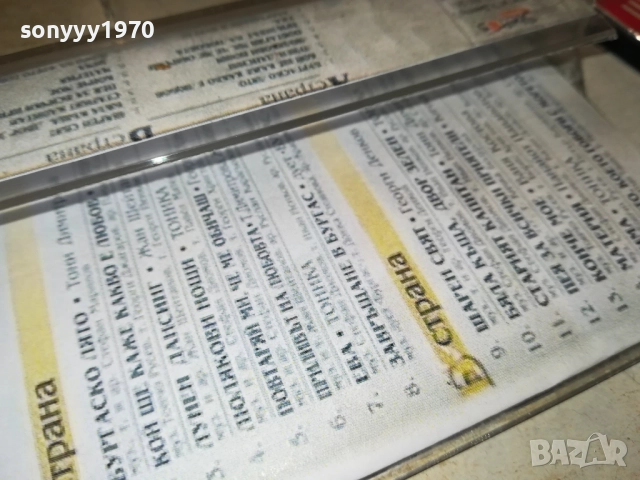 ЗЛАТНИ ХИТОВЕ 2811251719, снимка 11 - Аудио касети - 52576418