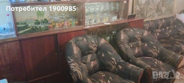Гарнитура с фотьойли, снимка 6 - Дивани и мека мебел - 51806991