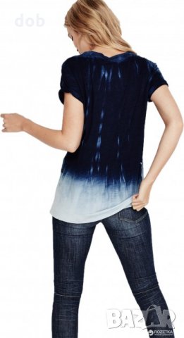 нова дамска тениска G-STAR RIDRAM straight индиго, снимка 4 - Тениски - 29192468